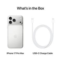 Apple iPhone 17 Pro Max mobilni telefon, 256GB, srebrn (MFYM4SX/A)