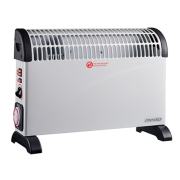 shumee Mesko | Konvektorski grelec s časovnikom in turbo ventilatorjem | MS 7741w | Konvektorski grelec | 2000 W | Število stopenj moči 3 | Primerno za prostore do 1000 m² | Bela