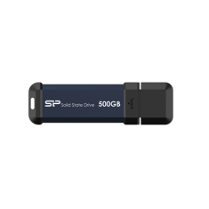shumee Silicon Power | Prenosni zunanji SSD | MS60 | 500 GB | N/A "" | USB 3.2 Gen 2 Type-A stikalo | Modre barve