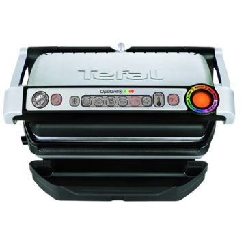 shumee TEFAL | GC716D12 | OptiGrill+ + komplet krožnikov za vaflje | Električni žar | 2000 W | Srebrna