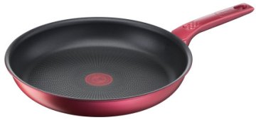 shumee TEFAL | G2730572 Daily Chef | Ponev | Za cvrtje | Premer 26 cm | Za indukcijske kuhalne plošče | Fiksni ročaj | Rdeča