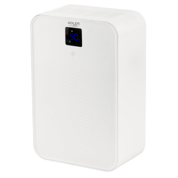 shumee Adler | Termoelektrični razvlažilnik zraka | AD 7860 | Moč 150 W | Zasnovan za prostore do 30 m³ | Prostornina rezervoarja 1 l | Barva bela