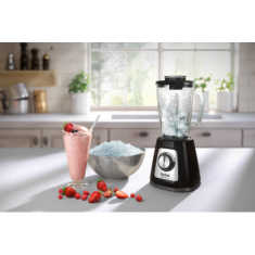 shumee TEFAL | Mešalnik | BlendForce 2 BL435831 | Namizni | 800 W | Prostornina posode 1,75 l | Steklena posoda | Drobljenje ledu | Črna