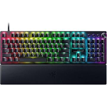 shumee Razer Huntsman V3 Pro žična nordijska črna igralna tipkovnica z analognim optičnim stikalom