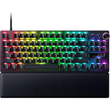 shumee Razer Huntsman V3 Pro Tenkeyless žična nordijska igralna tipkovnica črne barve, optična in analogna