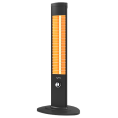 shumee Simfer | Električni kremenov grelec za notranjo uporabo | DYSIS HTR-7405 | Infrardeči | 2000 W | Število stopenj moči | Primerno za prostore do 20 m³ | Črna | Brez