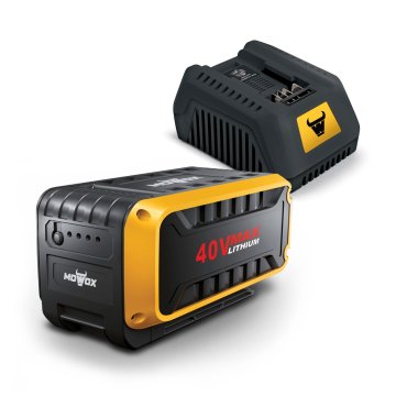 shumee MoWox BA 154 SET 40V Max litijeva baterija in polnilnik, začetni komplet, 1 x BA 154 (40V/4,0AH) in 1 x BC 85 (hitri polnilnik 4A/m)