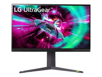 shumee LG | 32GR93U-B | 32" | IPS | 16:9 | 144 Hz | 1 ms | Ne | 3840 x 2160 slikovnih pik | 2 vhoda HDMI | Črna | 36-mesečna garancija