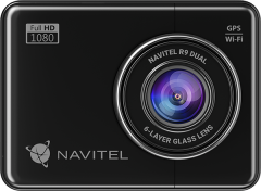 shumee Navitel | R9 DUAL | WiFi | Dvokanalna Full HD kamera za avtomobilsko režo | Snemalnik zvoka
