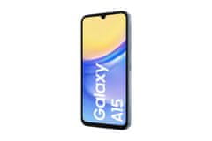 shumee Samsung | Galaxy | A15 (A155) | Modra | 6,5"" | Super AMOLED | 1080 x 2340 slikovnih pik | Mediatek | Helio G99 (6nm) | Notranji RAM 4 GB | 128 GB | microSDXC | Dvojna SIM | Nano-SIM | 3G | 4G |