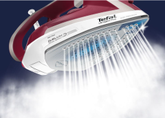 shumee TEFAL | FV6810E0 Ultragliss Plus | Parni likalnik | 2800 W | Prostornina rezervoarja za vodo 270 ml | Neprekinjen izpust pare 50 g/min | Izpust pare 250 g/min | Rdeča/bela