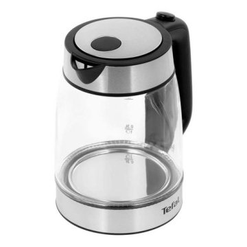 shumee TEFAL grelnik vode | KI700830 | Električni | 2200 W | 1,7 l | Steklo | 360° vrtljivo podnožje | Črna/nerjaveče jeklo