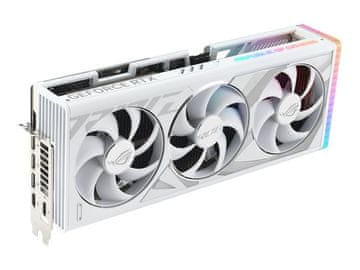 shumee Asus | ROG Strix GeForce RTX 4090 24GB igralna grafična kartica White Edition | NVIDIA | 24GB | GeForce RTX 4090 | GDDR6X | 2 HDMI priključka | PCI Express 4.0