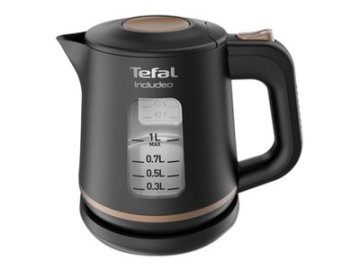 shumee TEFAL | Grelnik vode | KI533811 | Električni | 2400 W | 1 l | Plastika | 360° vrtljivo podnožje | Črna