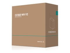 shumee Deepcool CC560 V2 | Bela | Srednji stolp | Napajalnik priložen Ne | ATX