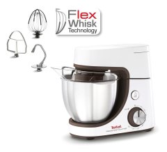 shumee TEFAL | Kuhinjski robot Masterchef Gourmet | QB51K138 | 1100 W | Hitrosti 8 | Prostornina posode 4,6 l | Bela