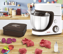 shumee TEFAL | Kuhinjski robot Masterchef Gourmet | QB51K138 | 1100 W | Hitrosti 8 | Prostornina posode 4,6 l | Bela