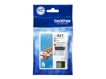 shumee Brother | 421 paket | Črna | Rumena | Cian | Magenta | Kartuša s črnilom | 200 strani