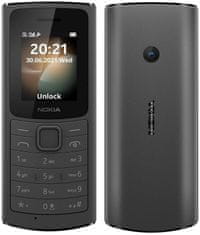 shumee Nokia | 105 | Ogljeno siva | 1,8"" | TFT LCD | 0 MB | Ena SIM kartica | 1000 mAh