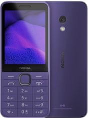 shumee Nokia 235 4G (2024) (TA-1614) | Vijolična | 2,8"" | TFT LCD | 128 MB | 64 MB | Dvojna SIM kartica | Bluetooth | 5 | Ločljivost glavne kamere 2 MP