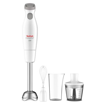 shumee TEFAL mešalnik Easychef HB453138 palični mešalnik 450 W Število hitrosti 2 Turbo način Sekljalnik bela