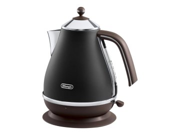 shumee Delonghi | Icona Vintage | KBOV2001BK | Standardni grelnik vode | 2000 W | 1,7 l | Nerjaveče jeklo | 360° vrtljivo podnožje | Črna