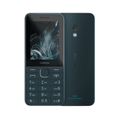 shumee Nokia | 225 4G (2024) | Temno modra | 2,4" | 128 MB | 64 MB | Dvojna SIM kartica | Bluetooth | 5.0 | USB tipa C | 0,3 MP glavna kamera | 1450 mAh