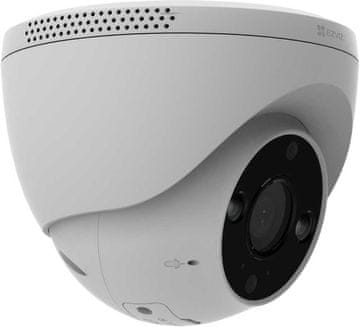 shumee EZVIZ IP kamera H4 kupola Wi-Fi 3Mpix zaščita IP67 objektiv 28mm H.265 IR 30m LED 15m, bela
