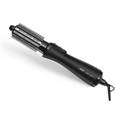 shumee Oblikovalec las Satin Hair 7 z IONTEC | AS 720 | 24-mesečna garancija | Braun | 2 nastavitvi toplote | 700 W | Črna