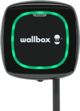 shumee Wallbox | Polnilnik za električna vozila Pulsar Plus, 7 m kabel tip 2, 11 kW, RCD (DC uhajanje) + OCPP | 11 kW | Wi-Fi, Bluetooth | 7 m | Črna