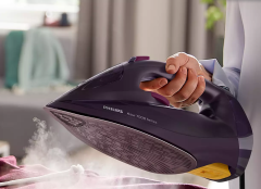 shumee Philips | DST7061/30 | Likalnik na paro | 3000 W | Prostornina rezervoarja za vodo 300 ml | Neprekinjena para 55 g/min | Izpust pare 250 g/min | Temno vijolična