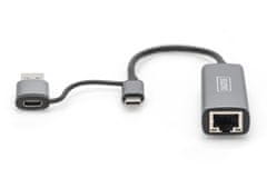 shumee DN-3028 | USB 3.0/USB C 3.1 na 2.5G Ethernet adapter