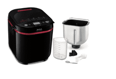 shumee TEFAL PF220838 Aparat za kruh, 17 programov, 3 velikosti kruha: 500, 750, 1000 g, zaslon, moč 700 W, črna Moč TEFAL 700 W Število programov 17 LCD zaslon črne barve