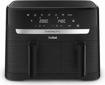 shumee Tefal EY901N10 Dual Easy Fry Essential cvrtnik na vroč zrak, 8,3 l, črne barve | TEFAL