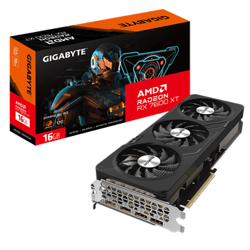 shumee Gigabyte Radeon RX 7600 XT GAMING OC 16G | AMD | 16GB | Radeon RX 7600 XT | GDDR6 | Število HDMI vhodov: 2 | PCI-E 4.0