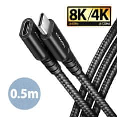 shumee AXAGON Podaljševalni USB kabel 20 Gbps, 0,5 m | BUCM32-CF05AB | USB-C je USB-C