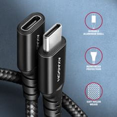 shumee AXAGON Podaljševalni USB kabel 20 Gbps, 0,5 m | BUCM32-CF05AB | USB-C je USB-C