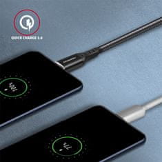 shumee AXAGON Podatkovni in polnilni kabel USB 2.0, 1 m | BUCM-AM10AB | USB-C je USB-A