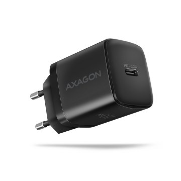 shumee AXAGON Stenski polnilnik 1x USB-C vrata, PD3.0/PPS/QC4+/AFC/FCP/Apple, 20 W | ACU-PD20