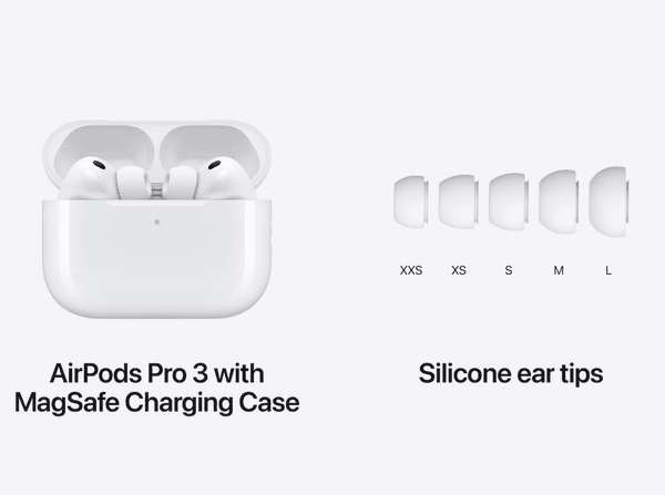 Upravljanje na dotik na slušalkah AirPods Pro 3