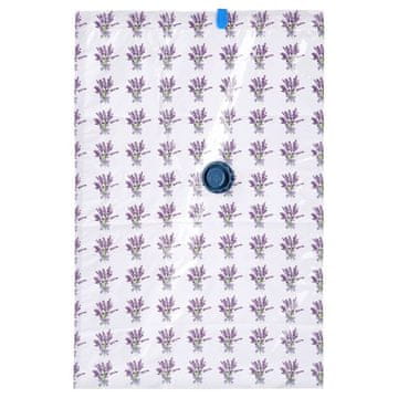 shumee Vakuumska vrečka za oblačila, posteljnino, odeje, z vonjem sivke, 80x60 cm