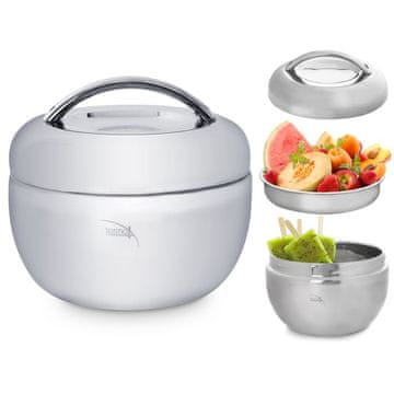 shumee Jeklena termosica za kosilo APPLE 1 l