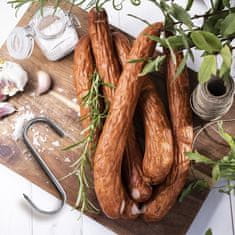 shumee 3x jekleni kavelj za prekajevanje za klobase in meso 13,5x9