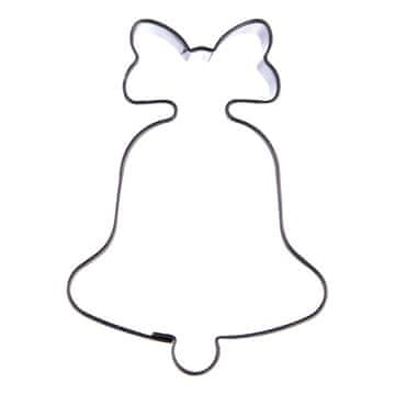 shumee Modelček za piškote iz jekla v obliki zvona, 6 cm