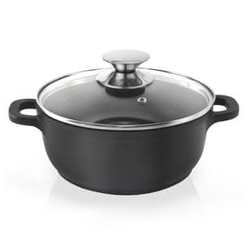 shumee Granitni lonec s steklenim pokrovom GRANDE 20 cm, 2,3 l