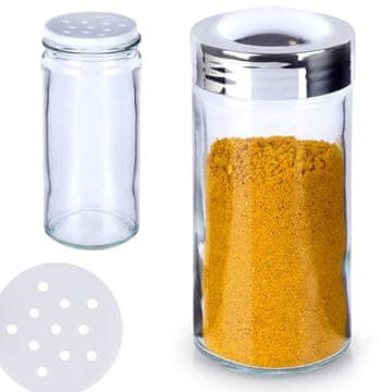 Artemis Steklena posoda za začimbe s cedilom 80 ml