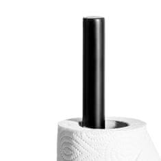Excellent Houseware Črno kovinsko stojalo za papirnate brisače 33 cm