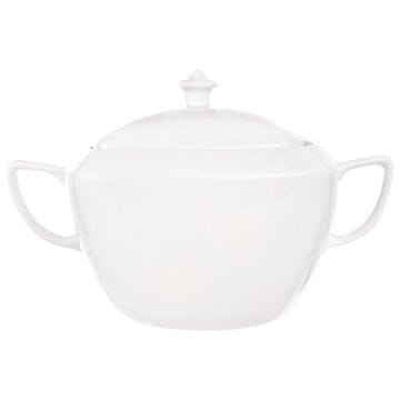 Artemis Srebrna porcelanasta namizna vaza za juho, enolončnico, krožnike, velik pokrov, 3,5 l