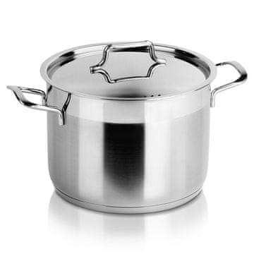 shumee Lonec Orion Anett s pokrovom, nerjaveče jeklo, 20 cm, 4,6 l, Premium