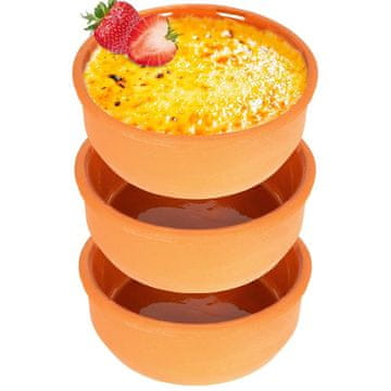 shumee 3x pekač, skleda, lončenina Ramekin